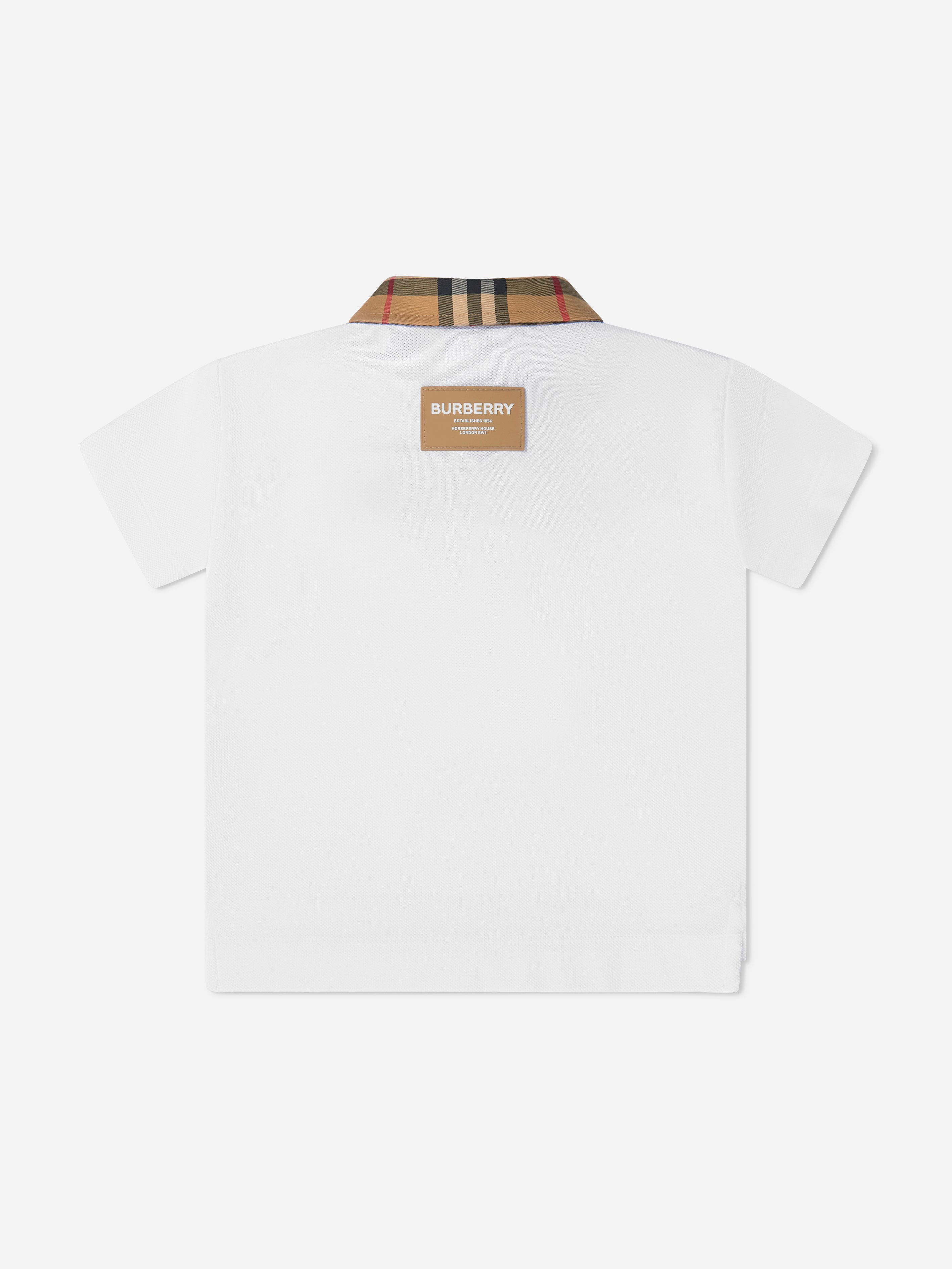 Burberry polo cheap shirt kids white