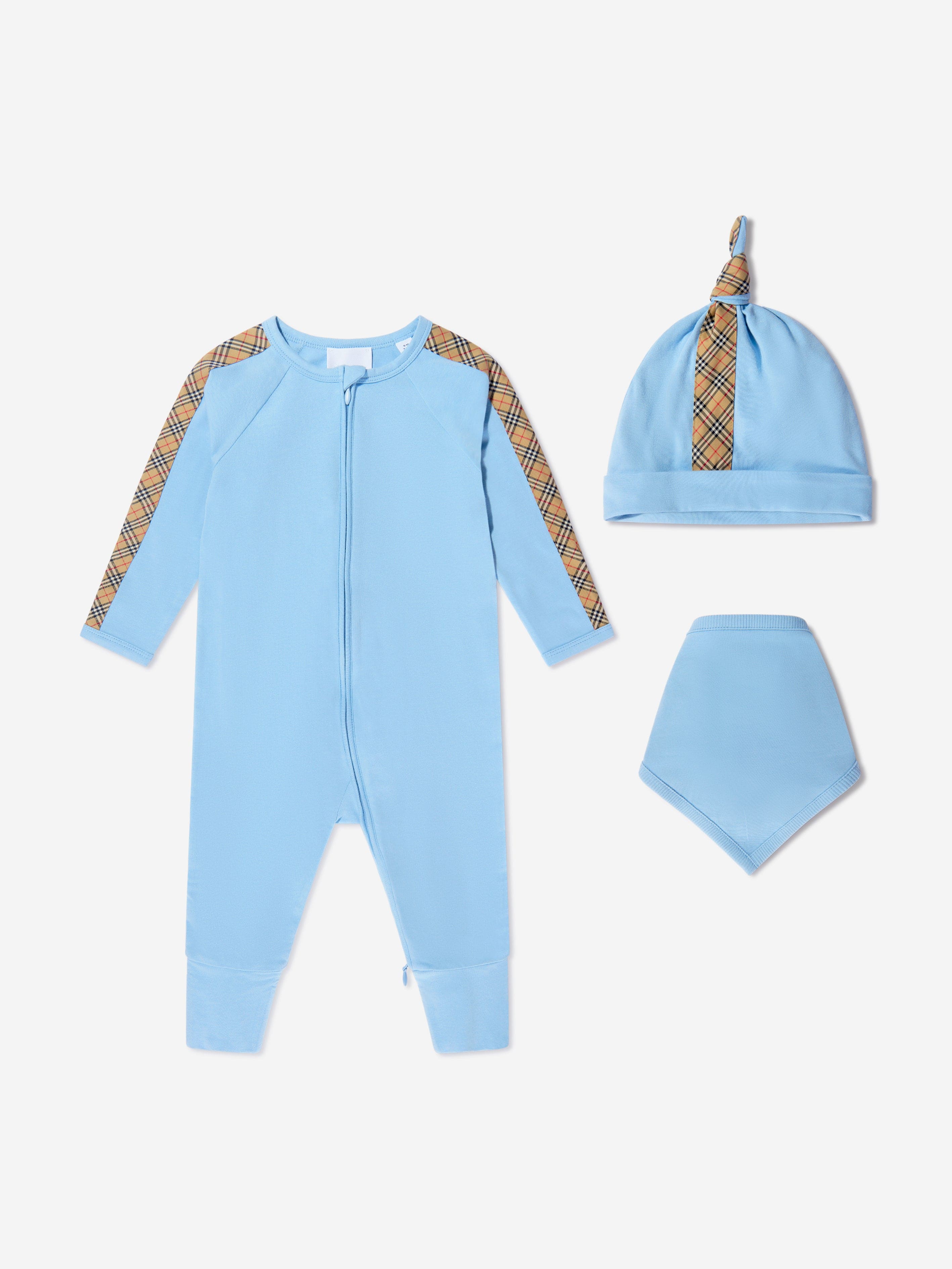 Burberry baby grow store sale