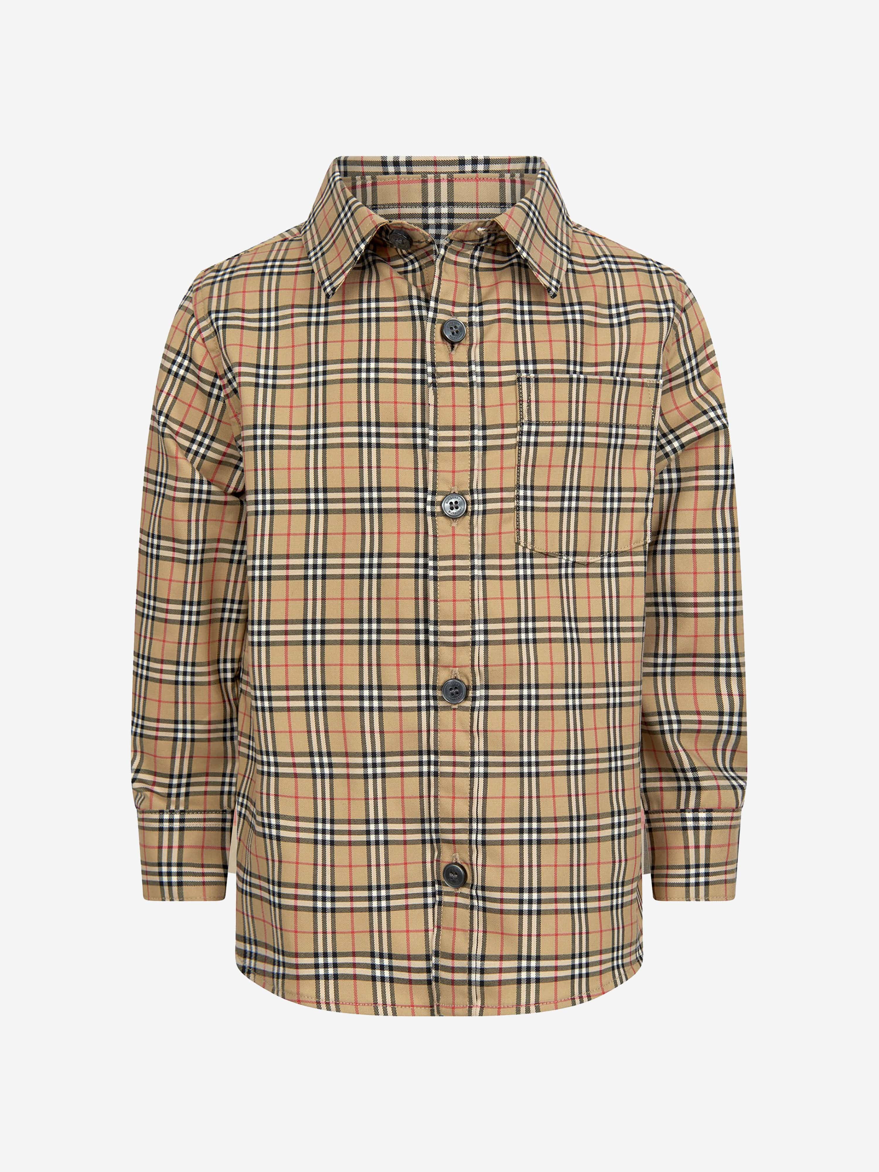 Burberry shirt deals baby boy