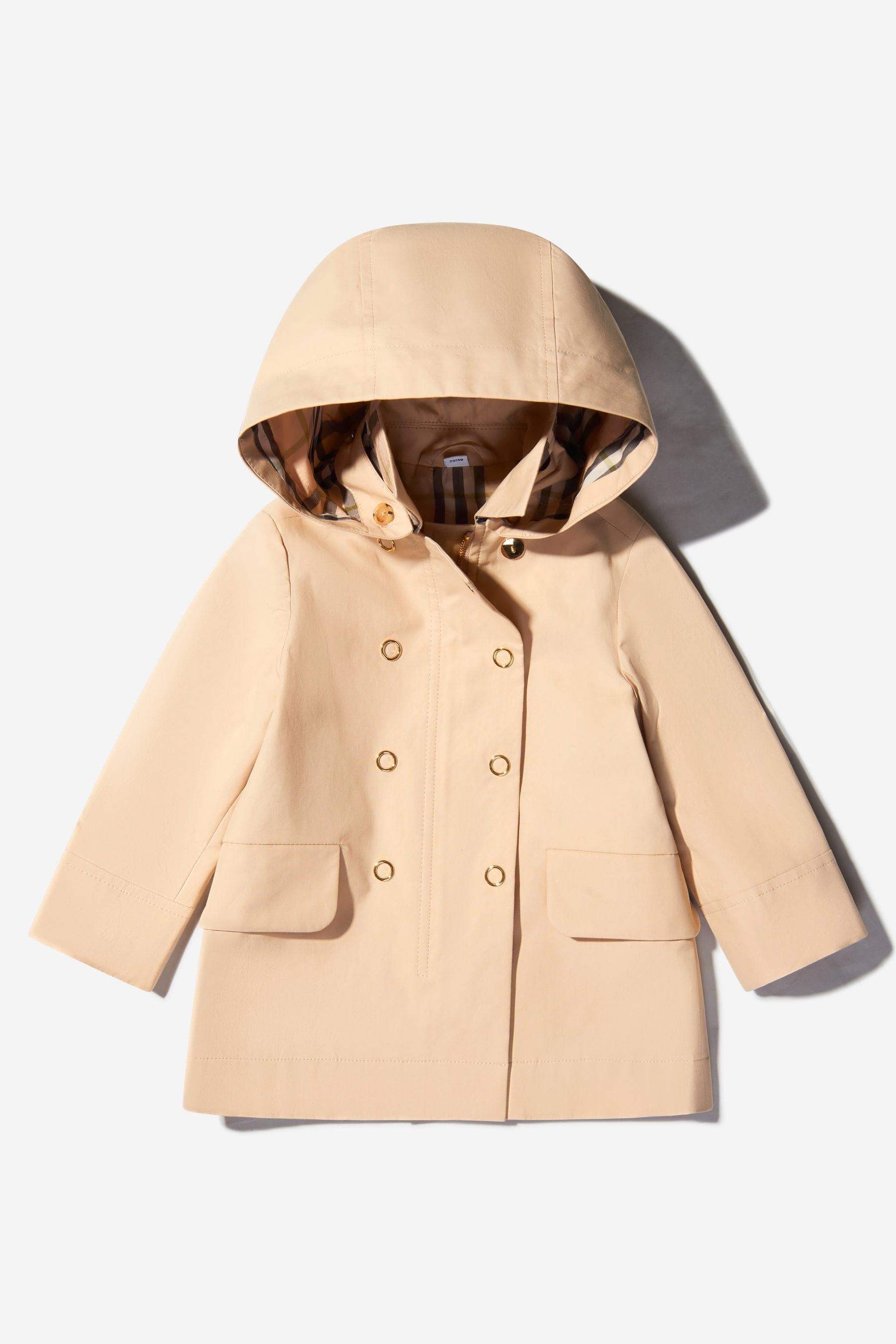 Burberry coat cheap baby girl