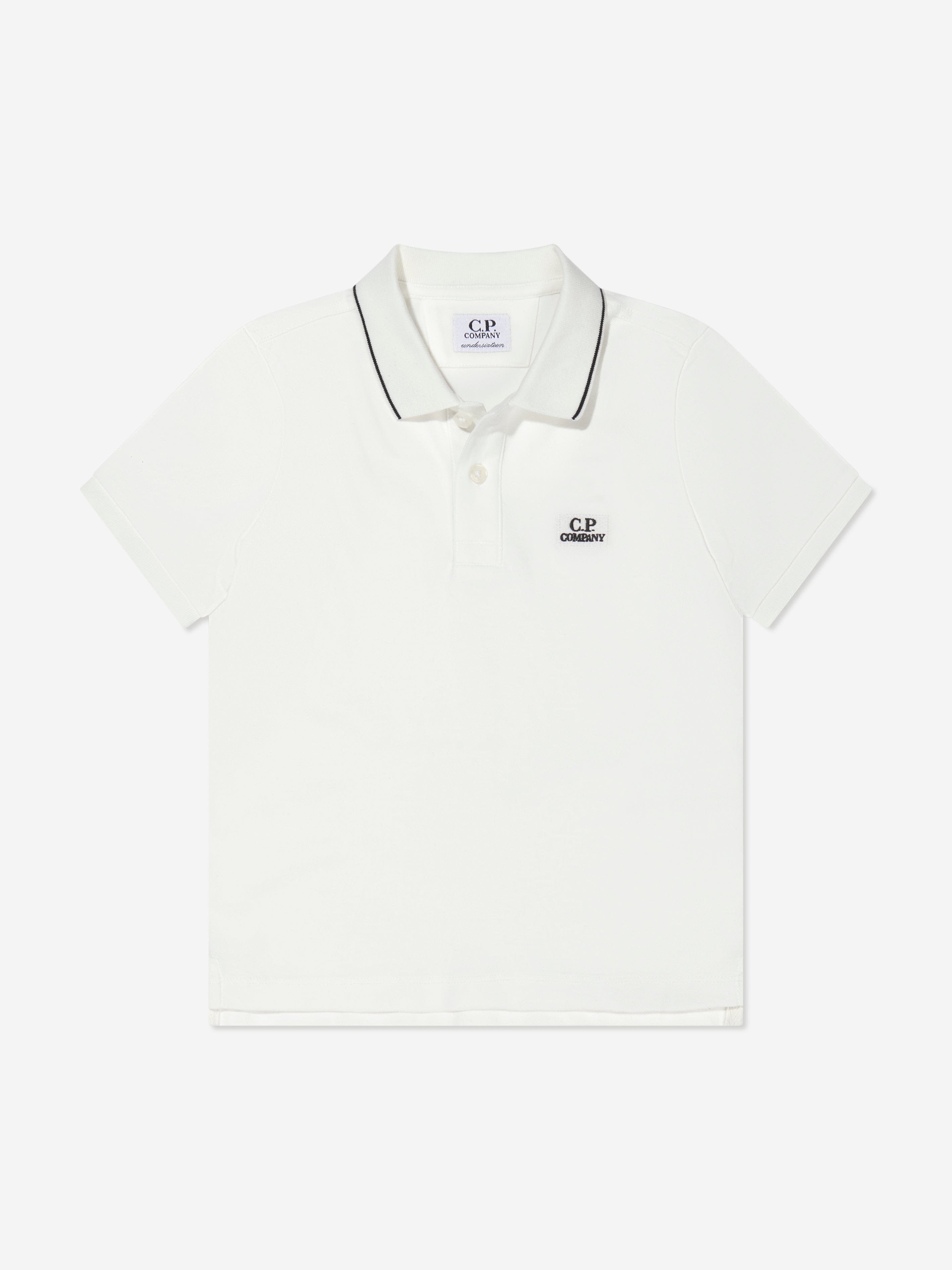 cp company white polo shirt