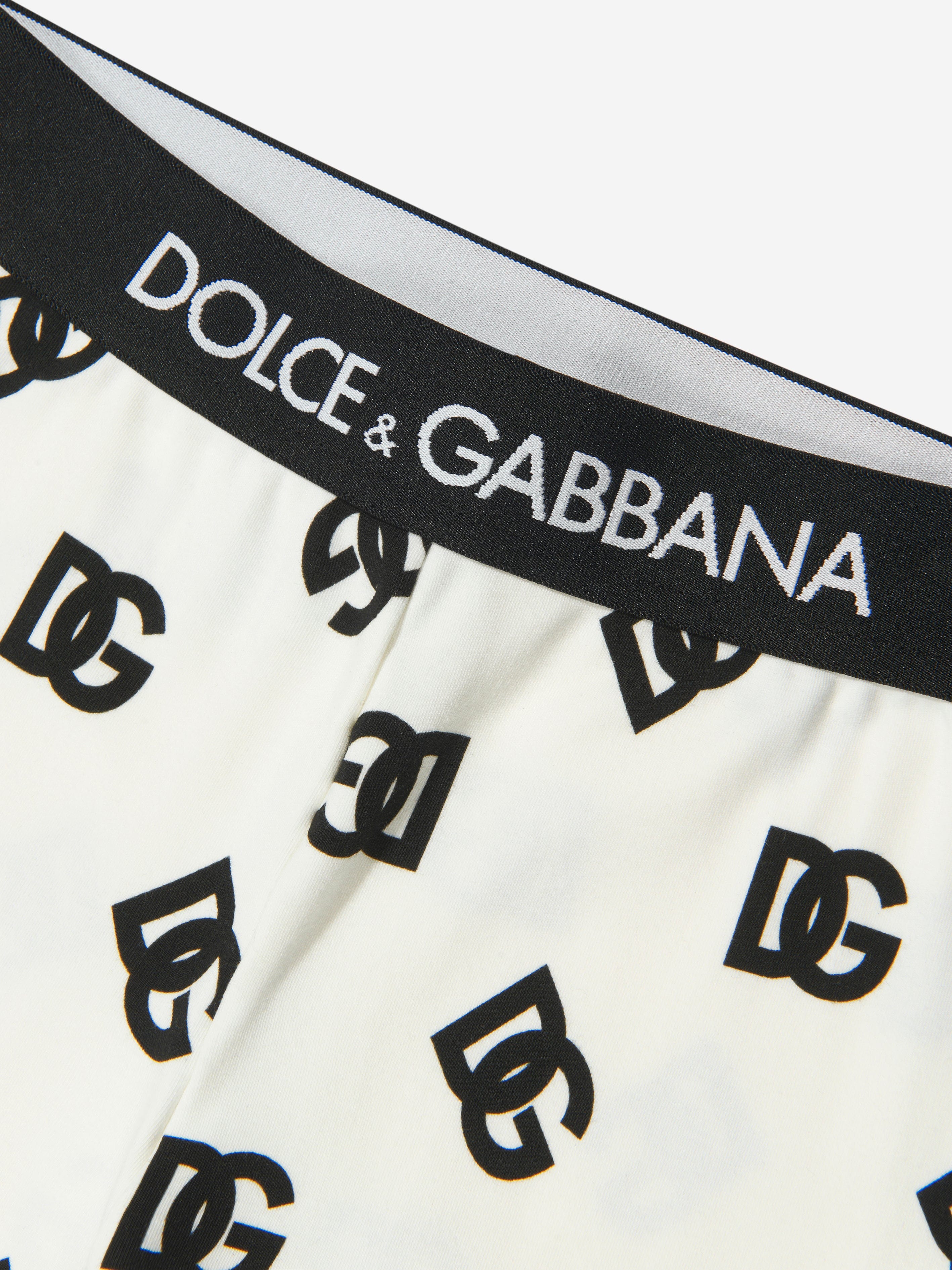 Dolce & Gabbana Kids Girls Logo Leggings in Black