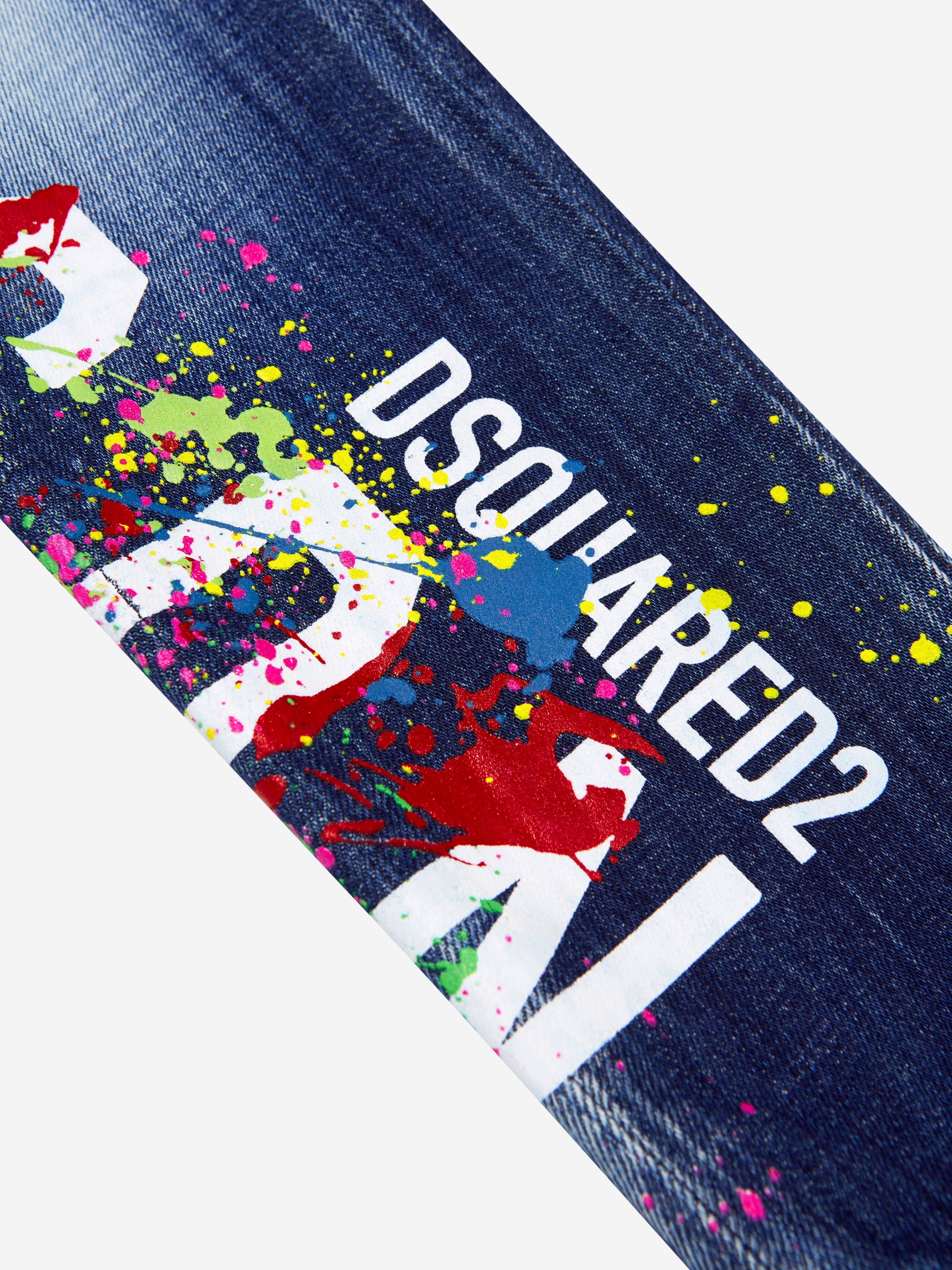 Dsquared paint cheap splatter jumper