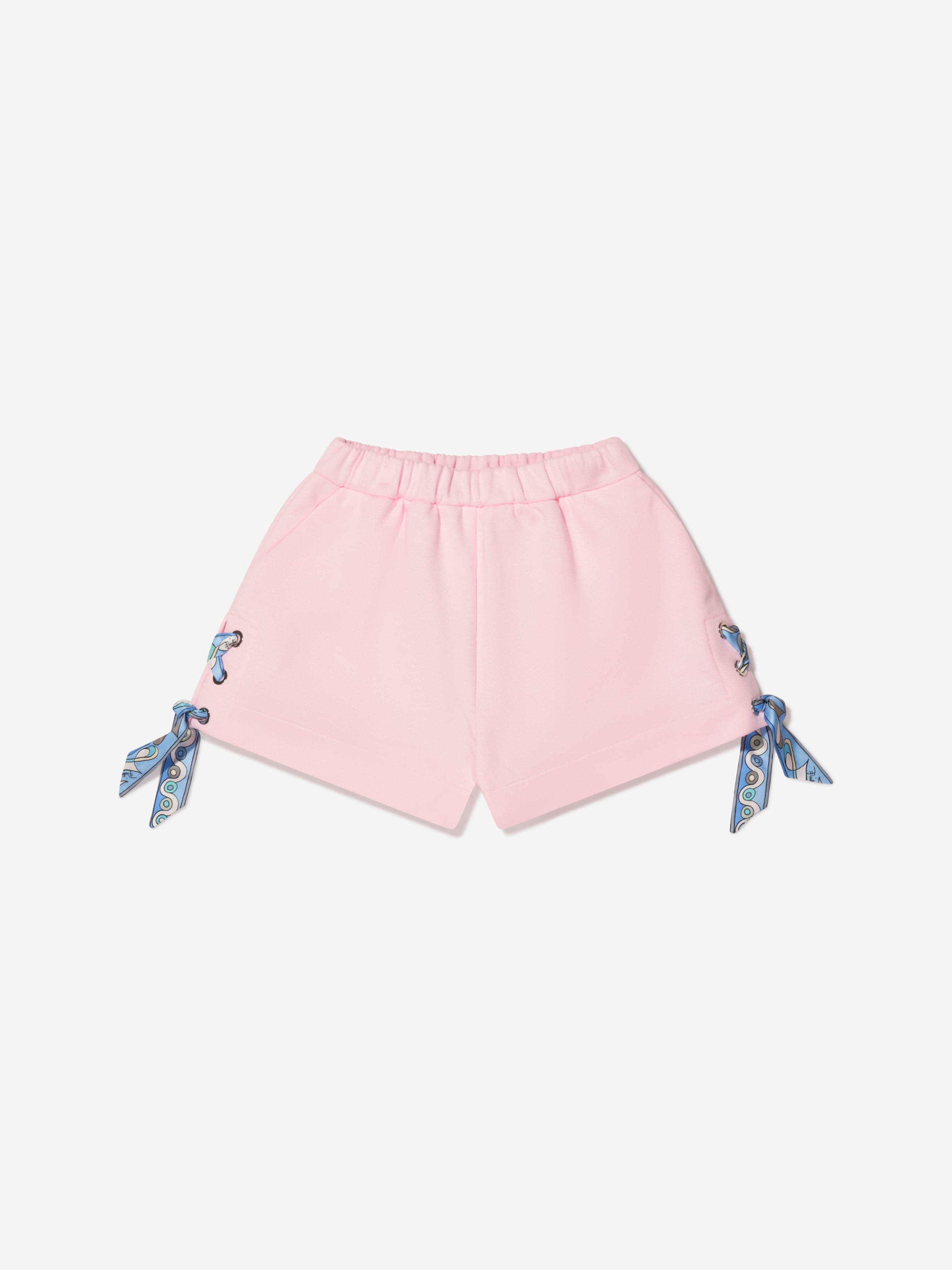 Girls Jersey Shorts in Pink