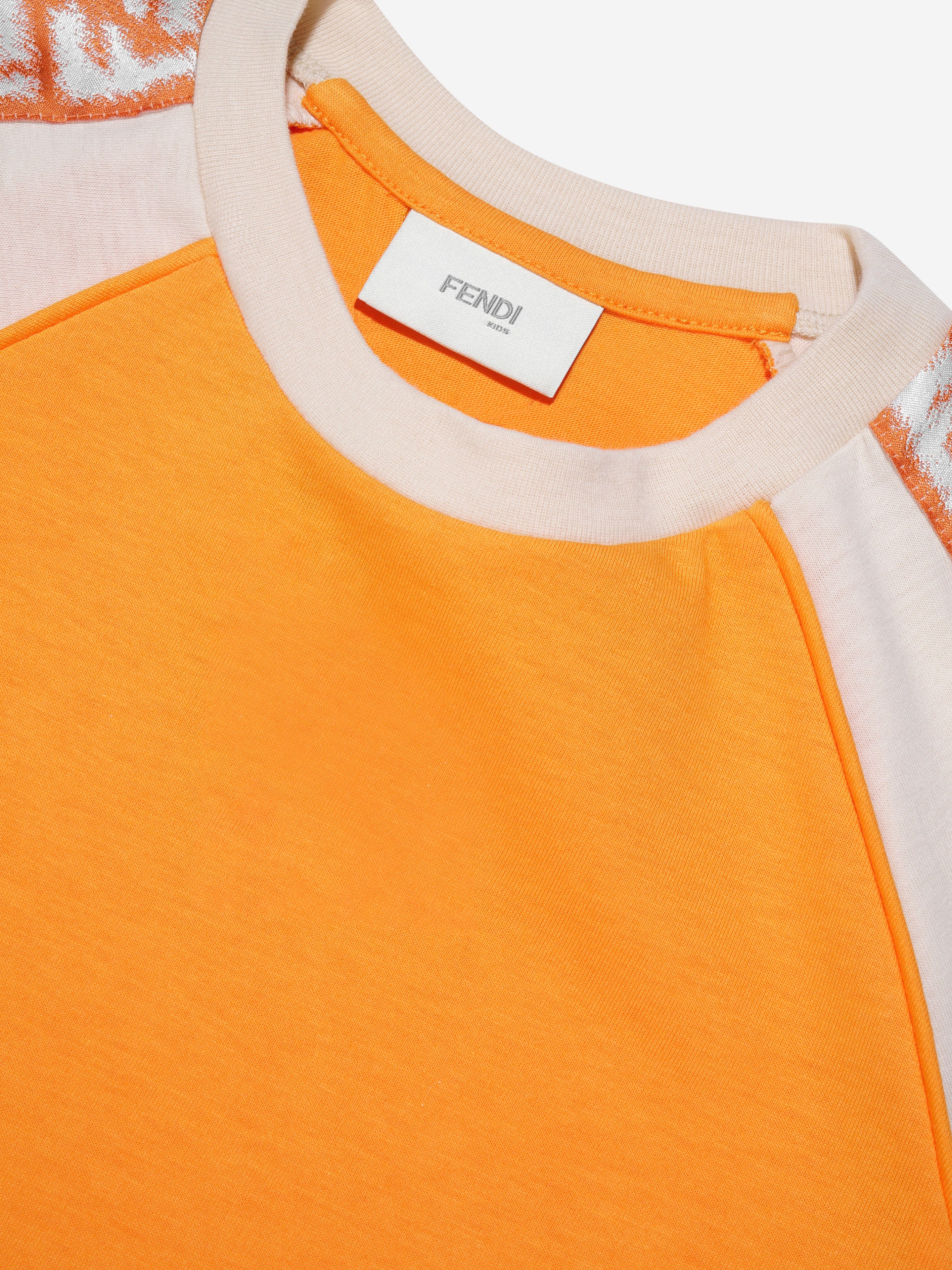 Fendi orange 2024 t shirt