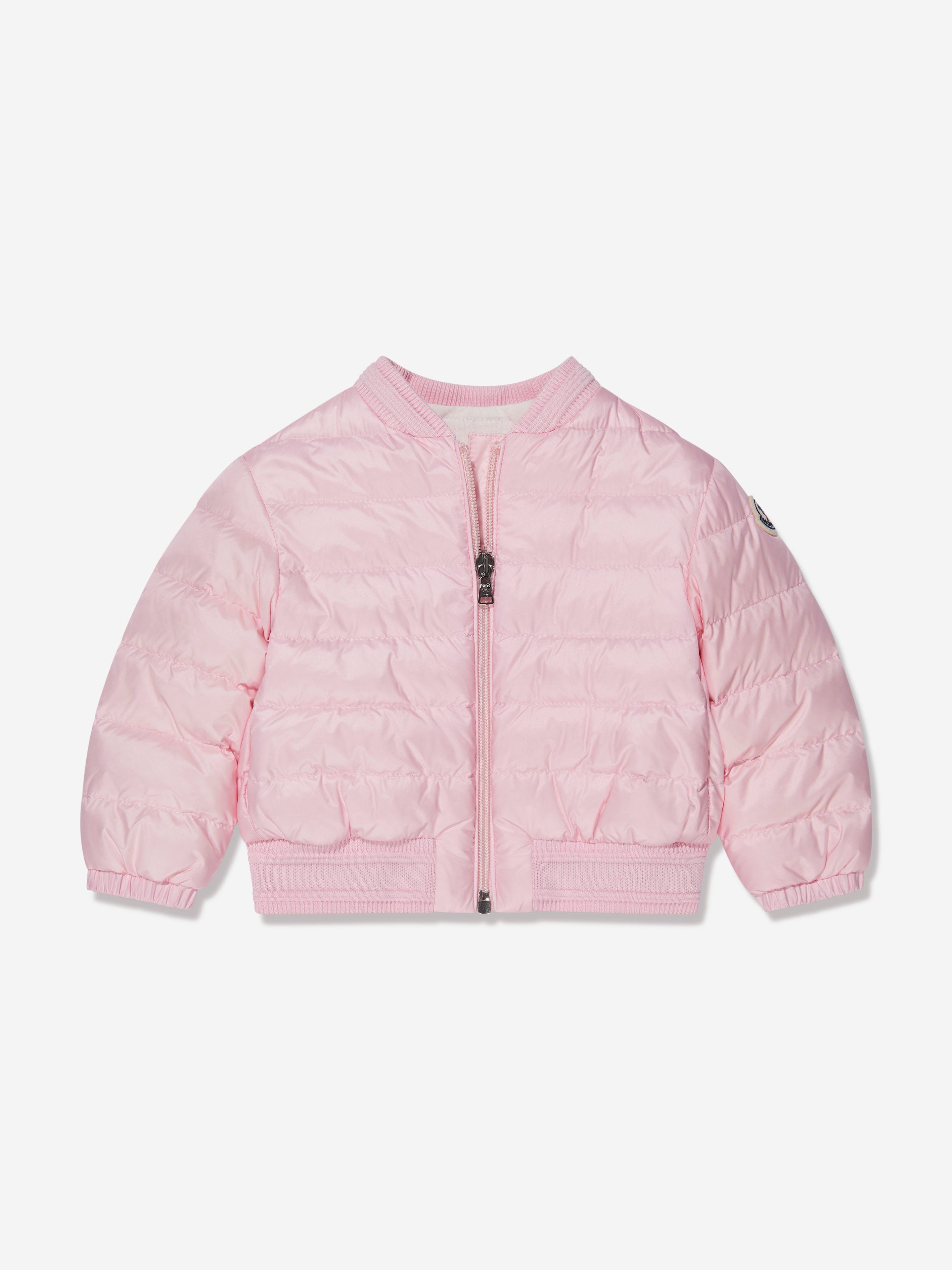 Baby pink hot sale moncler jacket