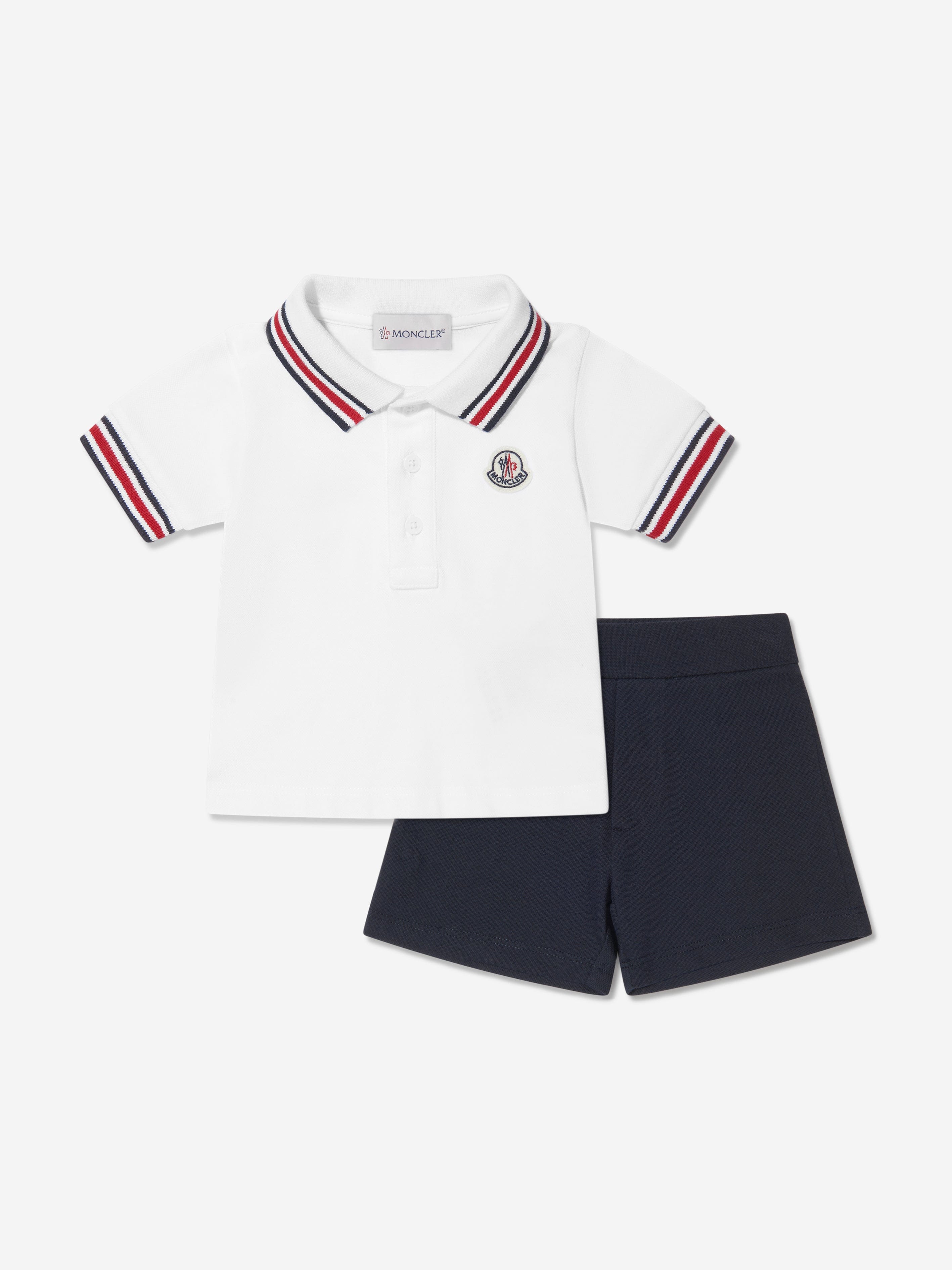 Moncler baby shop shorts set