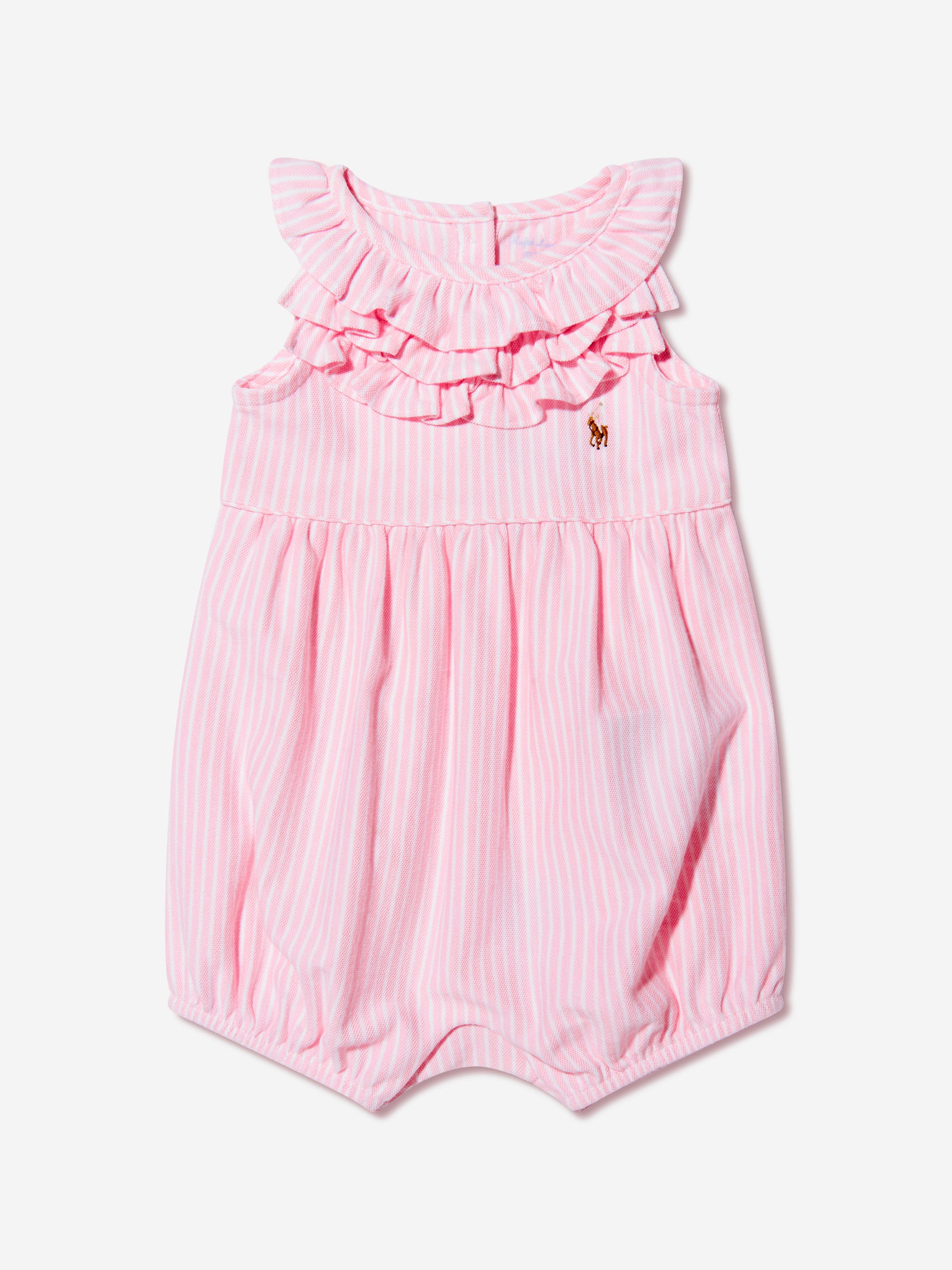 Ralph lauren hot sale baby girl romper