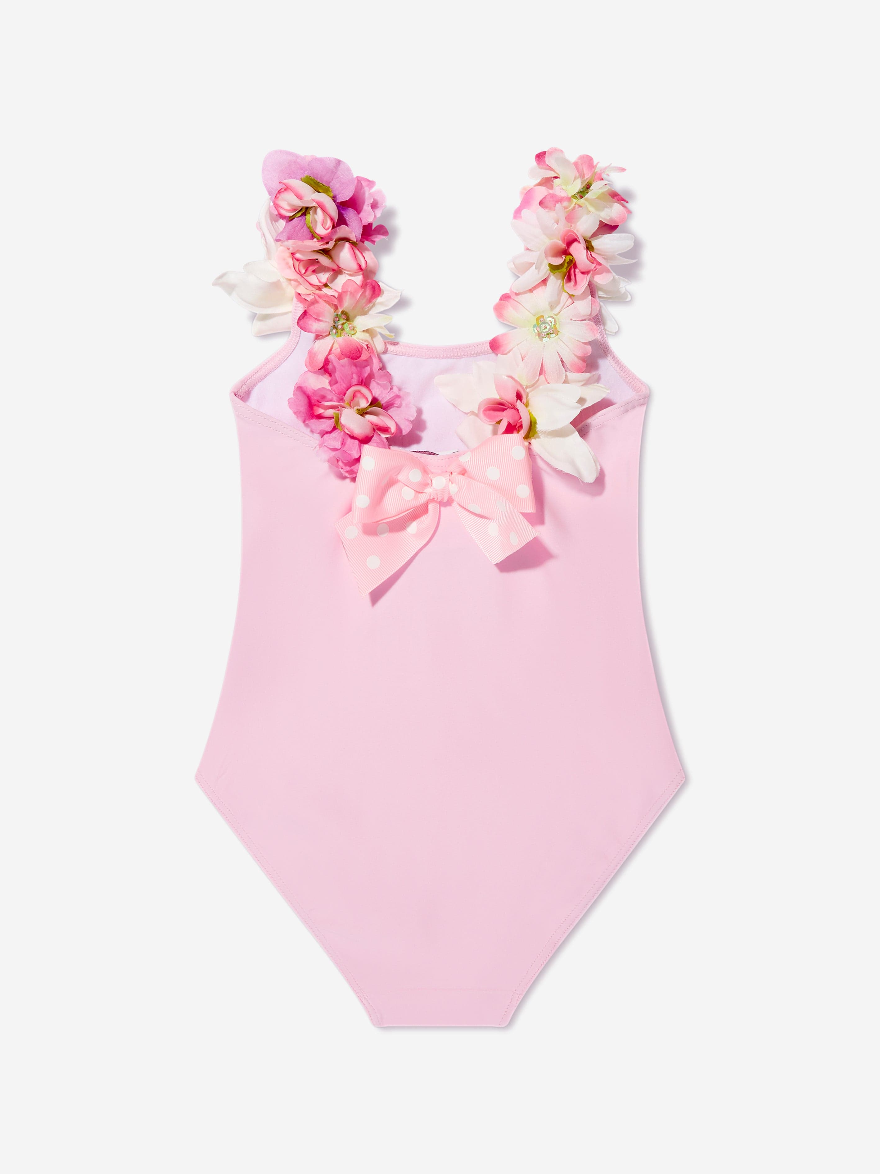 White swimsuit with hot sale pink flowers