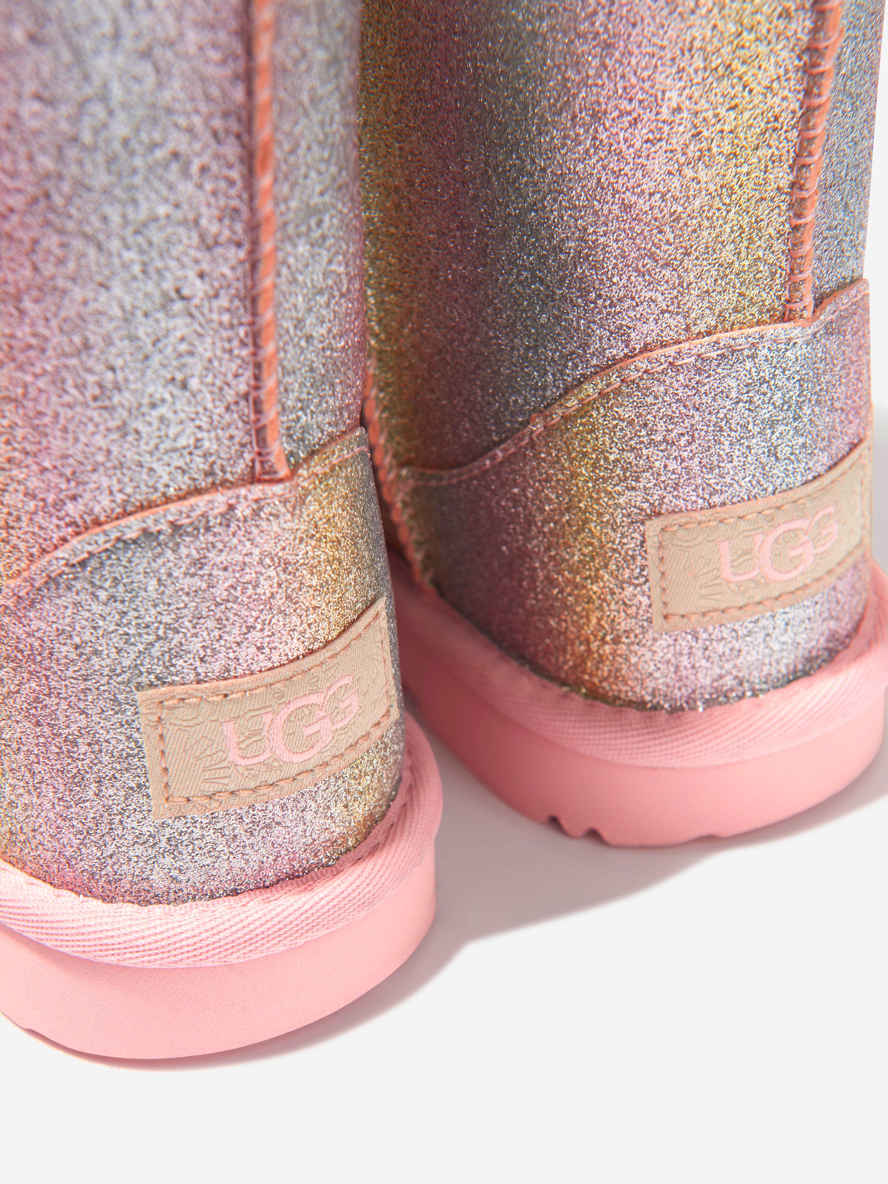 UGG Kid's Classic orders Short II Glitter Boot